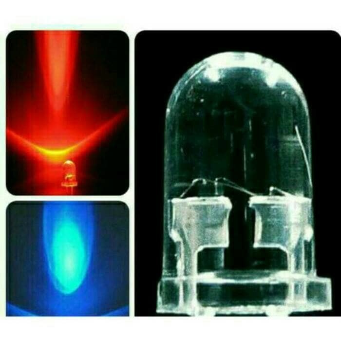 Led 5mm 2(dua)warna/Lampu Led 5mm 2(dua)warna