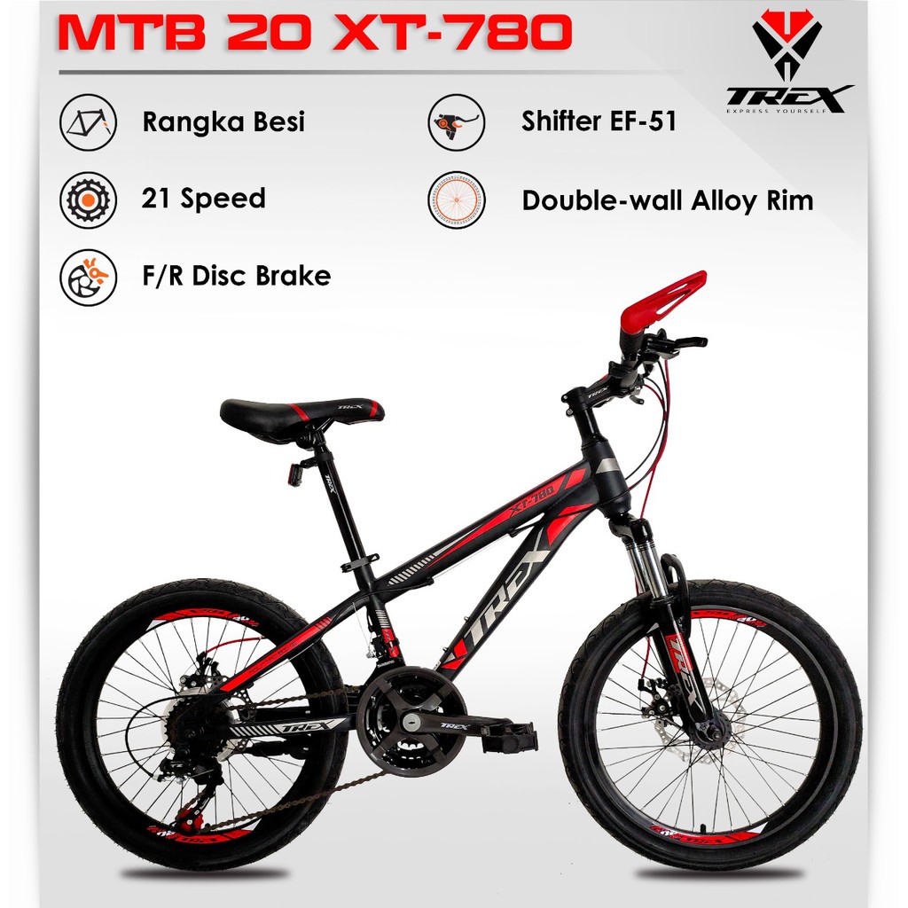 Sepeda MTB 20 Trex