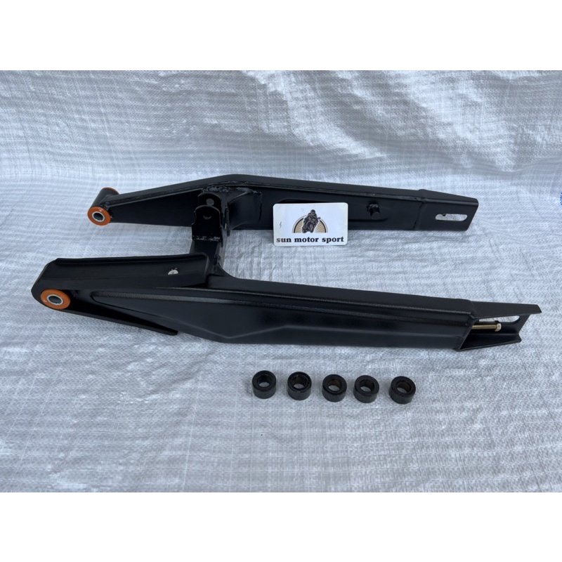 Swingarm megapro monoshock megapro new modif ban lebar