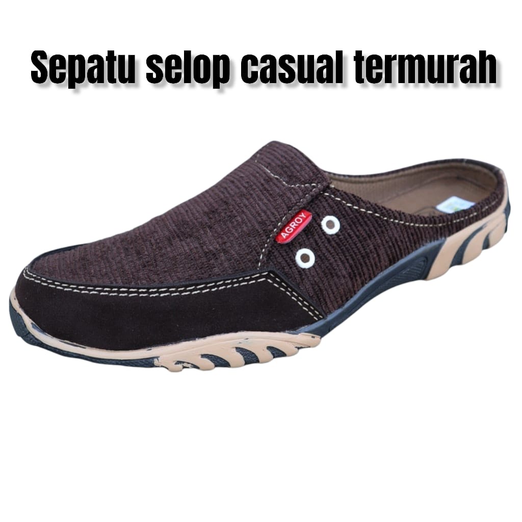 SEPATU SLOP PRIA KICKERS CASUAL SANTAI/IMPORT