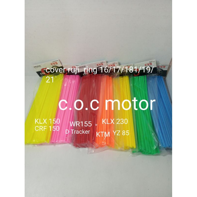 SEDOTAN JARI-JARI COVER PELINDUNG RUJI WARNA RING 16 17 18 19 21 KLX 150 230 250 CRF150 WR155R D-TRA