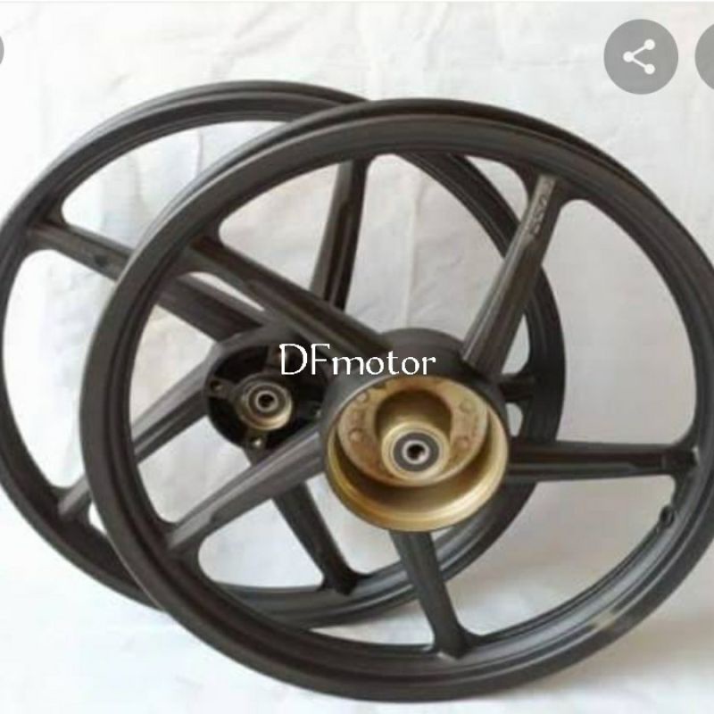 Velg Veleg Racing Depan Belakang / Set Honda Supra X 125 Lama old Tromol Kharisma Original Honda