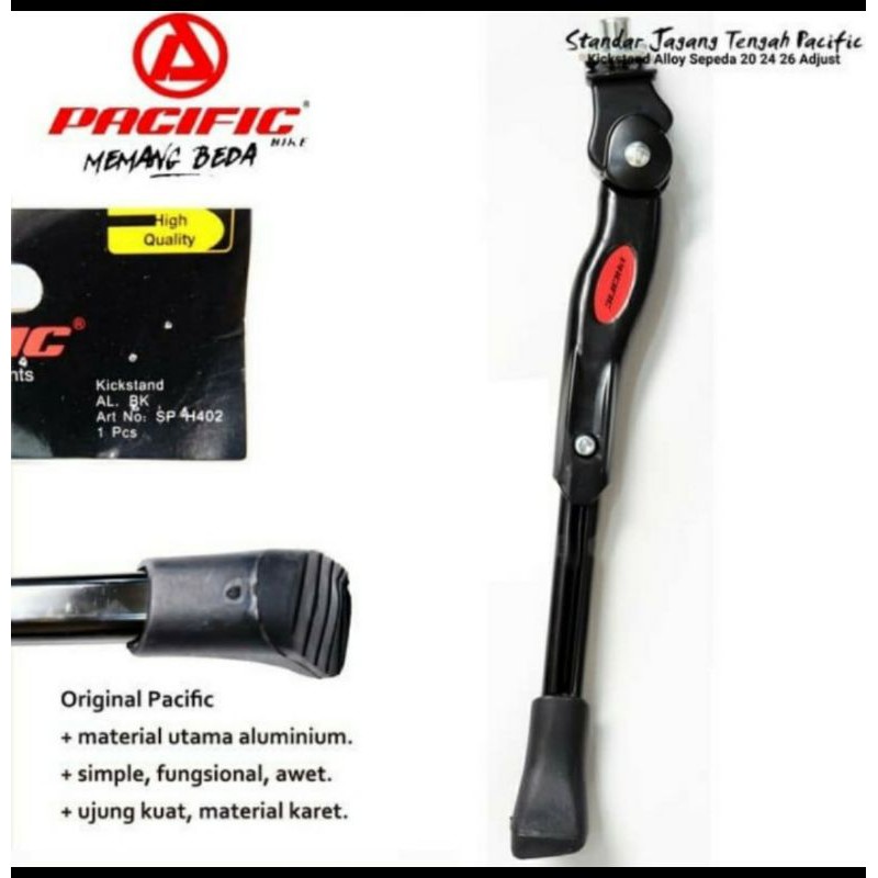 Standar Tengah PACIFIC Alloy Balap / MTB / Lipat / Fixie / BMX