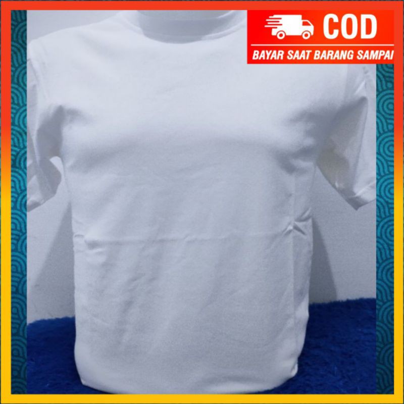 Baju kaos oblong putih polos, T-shirt putih