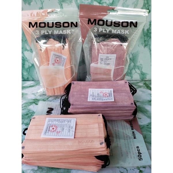masker earloop mouson isi 50pcs