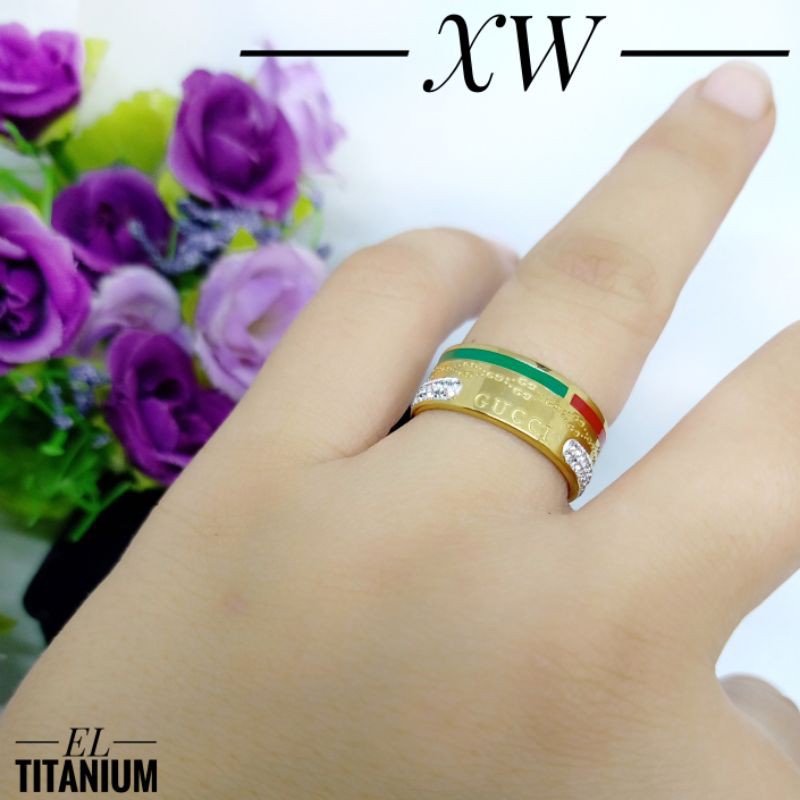 Cincin Titanium Gold CC636