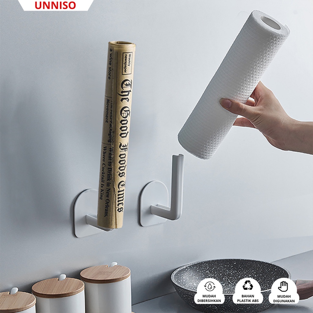 UNNISO - Kitchen Paper Roll Tissue Round Holder