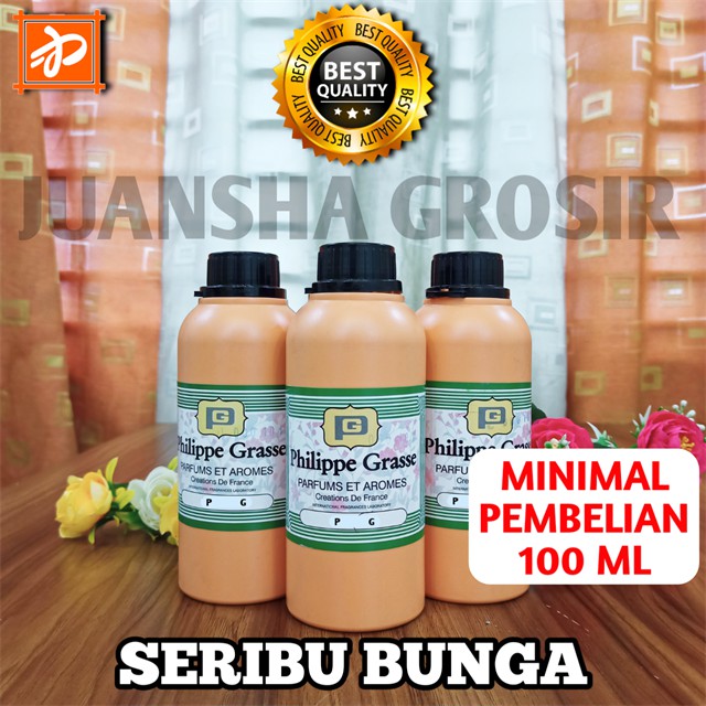 BIBIT PARFUM MURNI || SERIBU BUNGA || PHILIPPE GRASSE || 100ML || SERIBU BUNGA || BUNGA