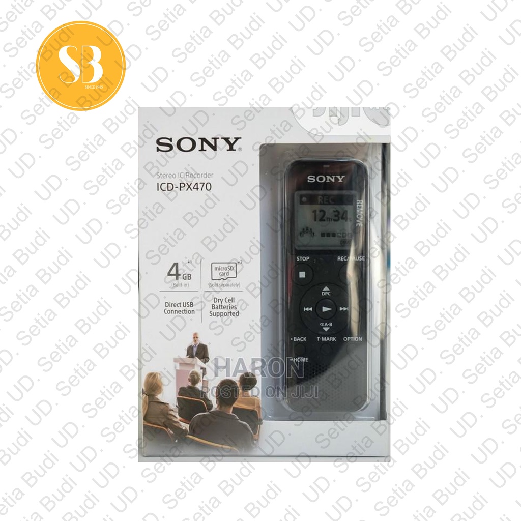 Alat Perekam Suara / Voice Recorder SONY ICD-PX470 Asli dan Bergaransi