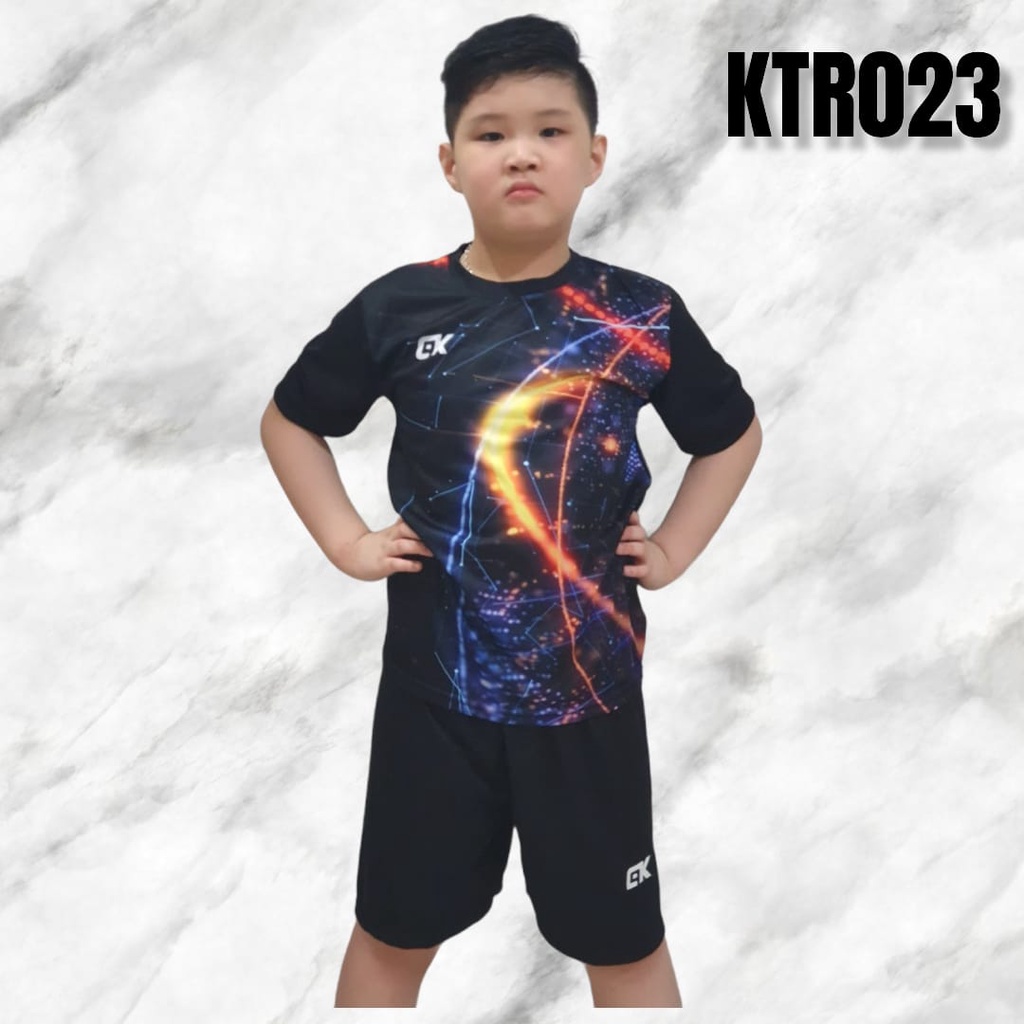 Kaos Olahraga/Baju Stelan Anak/Team/Futsal/Badminton/Volly/Jersey Printing