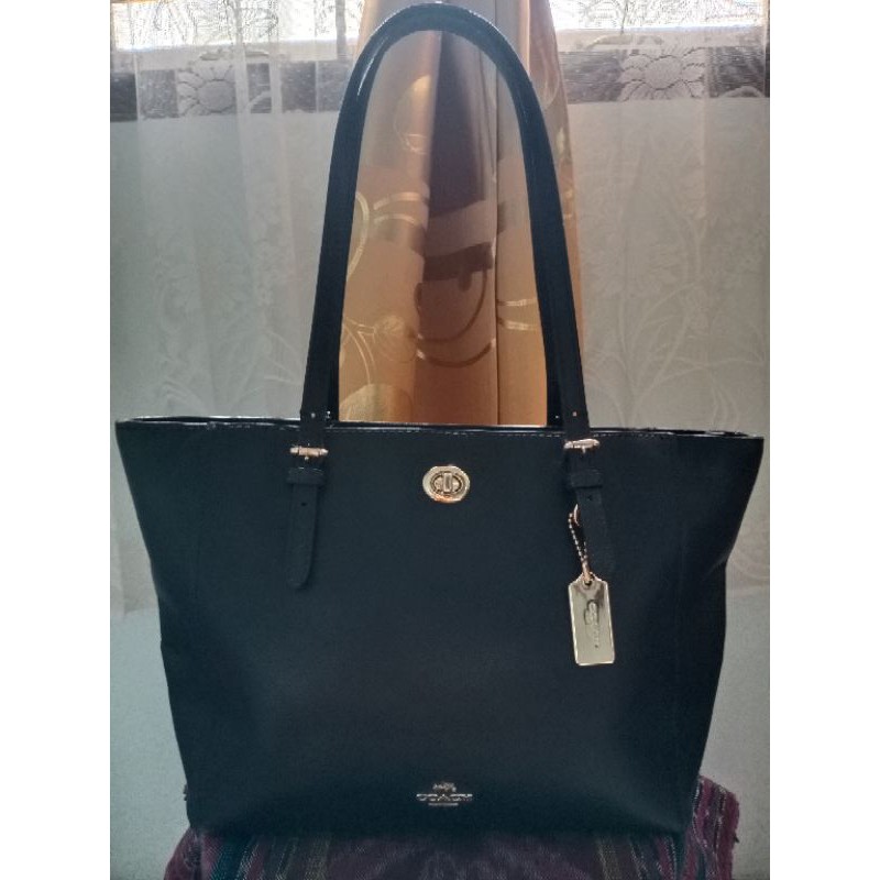 Coach Navy Tote