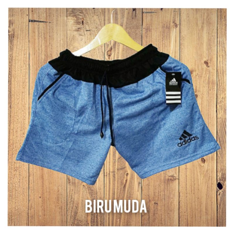 BOXER PRIA CELANA KOLOR PENDEK BABY TERRY PANTS