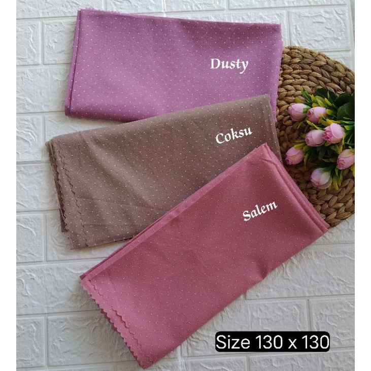 TERMURAH || Jilbab segiempat Polka Syari || Brand Azara