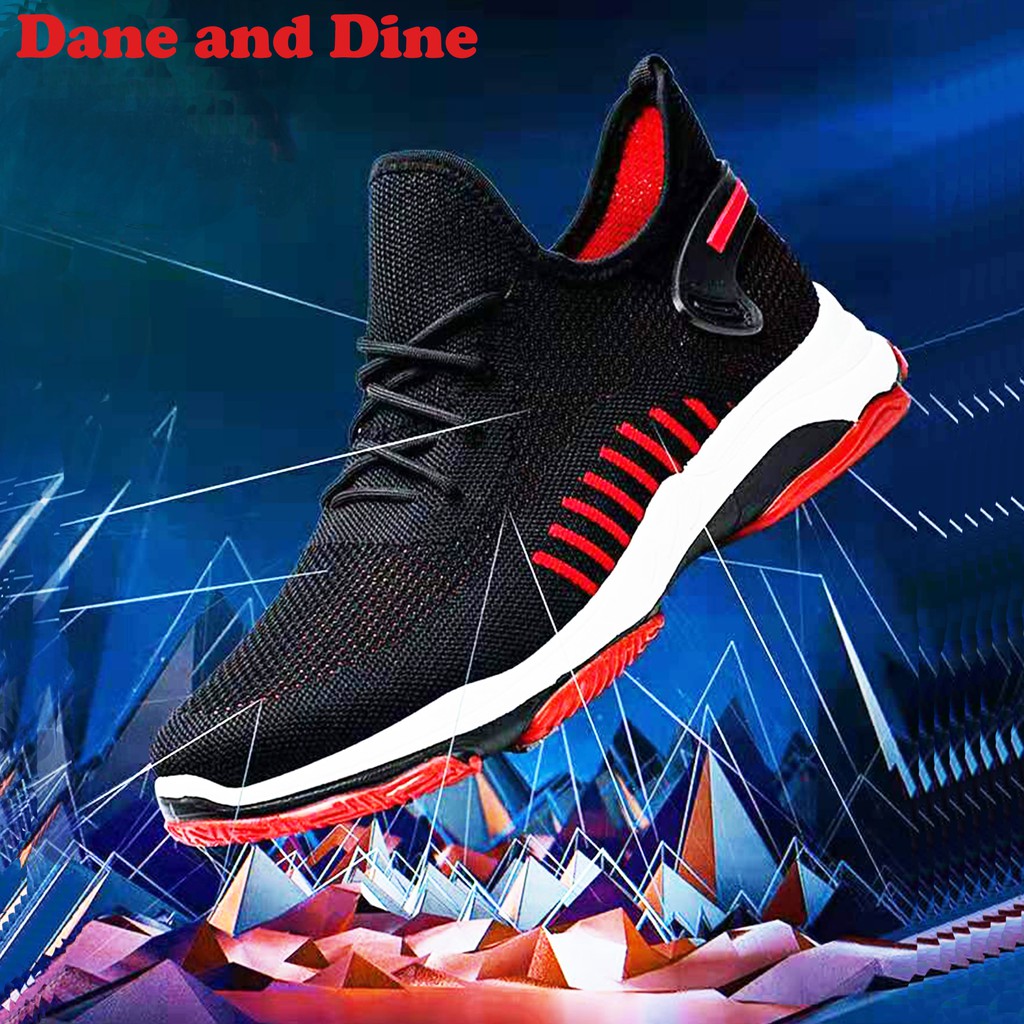 Sepatu sneakers pria Dane And Dine S0094 Hitam