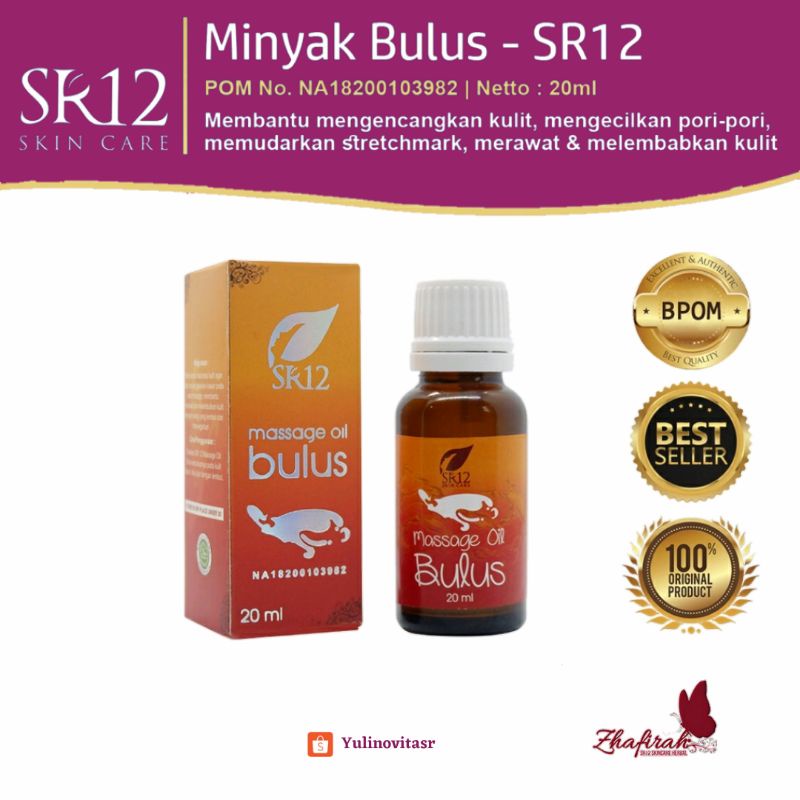 (BISA COD) SUPER minyak bulus sr12 asli (gak bau amis)penghalus kulit /glowing