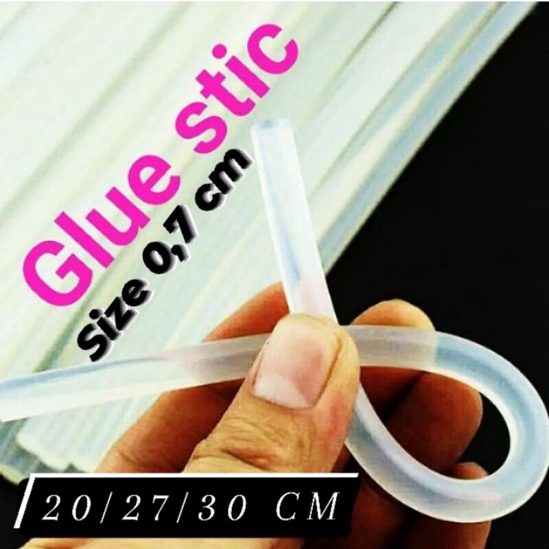 Glue Stic Refill / isi lem tembak size 0,7 x 27 cm - 6 pcs