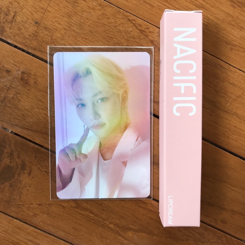 nacific stray kids r3 versi 3 photocard felix pc set lip cream