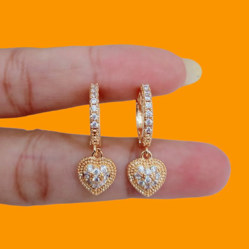 Anting lapis emas xuping aksesoris fashion AT725