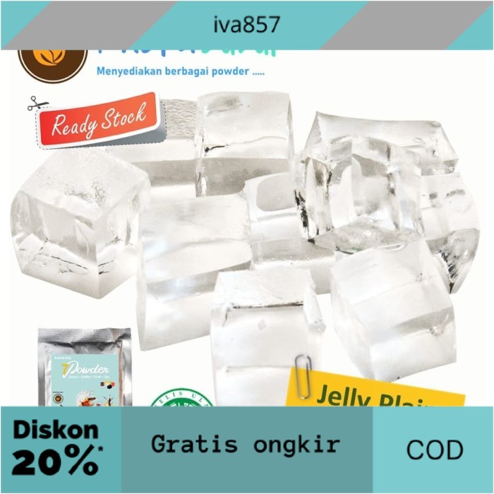 

PROMO Bubuk 7 Powder - Jelly rasa Plain - (Konyaku) 1kg GRATIS ONGKIR
