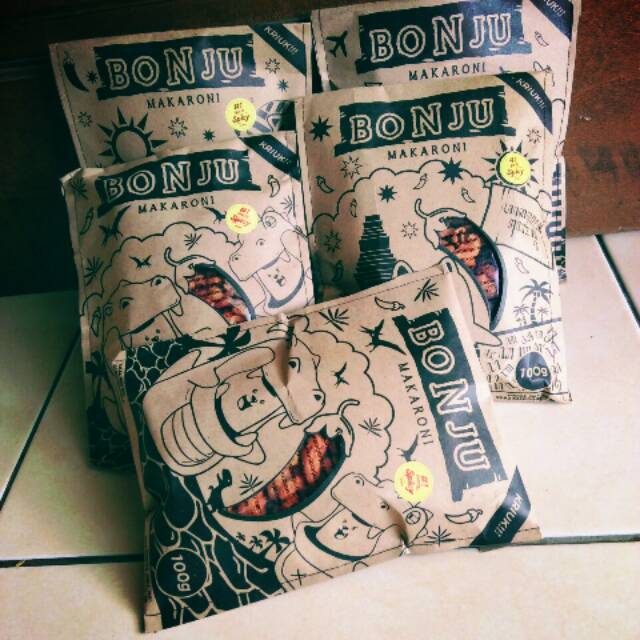 

Makaroni Bonju mix 5 rasa pedas