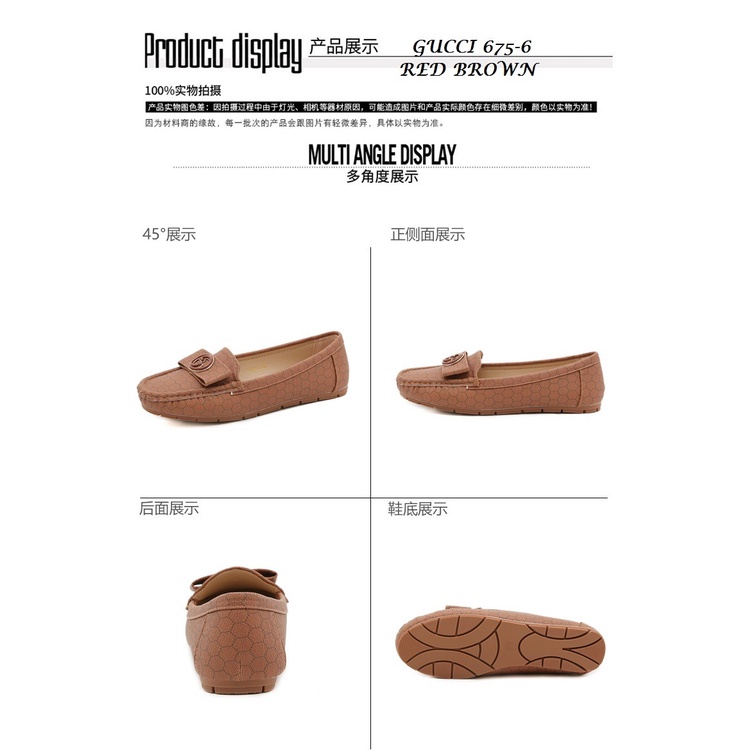 SEPATU WANITA FLAT LOAFERS SHOES 675-6