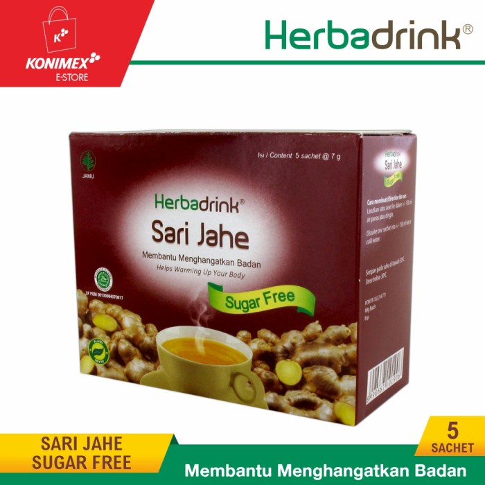 

tradisional-minuman- herbadrink sari jahe sugar free serbuk minuman menghangatkan badan -minuman-