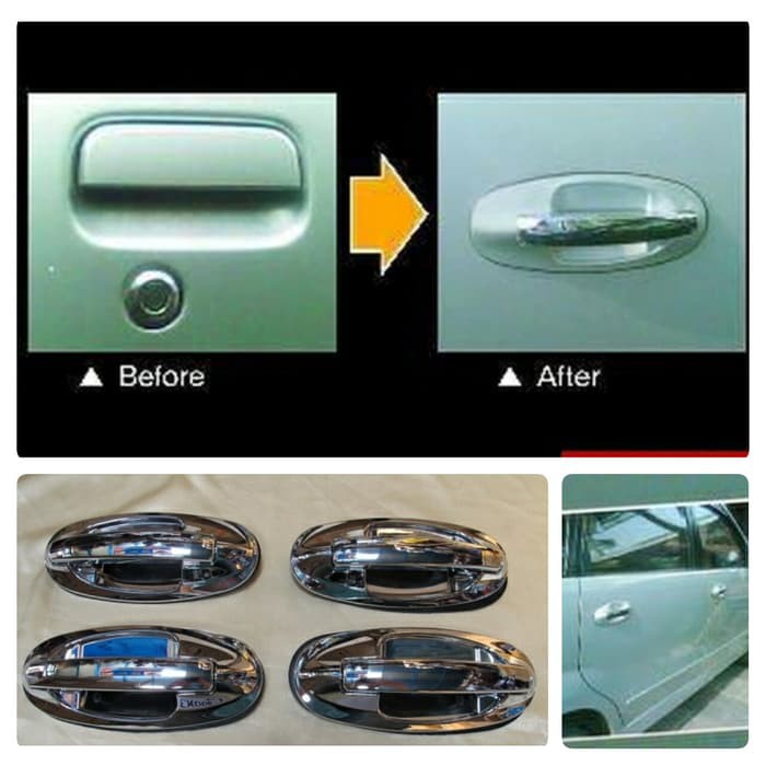 Handle Pintu Tarik Chrome Avanza Xenia New Vvti 40 2004 2011 41 Shopee Indonesia