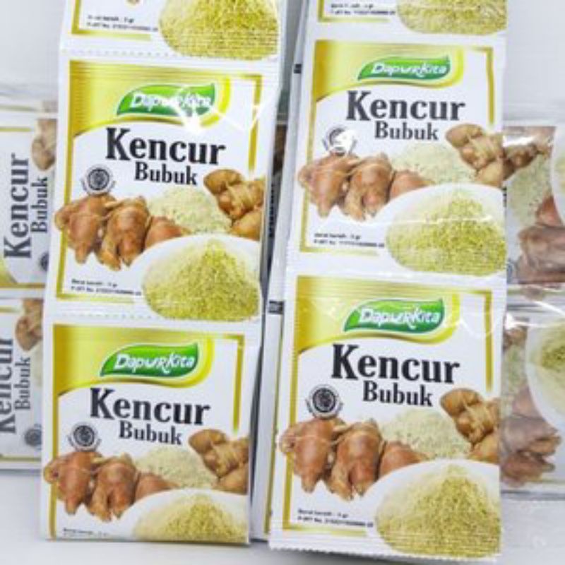 Kencur Bubuk Tabura 1 Renteng / Kencur Bubuk 500 x 12 sachet