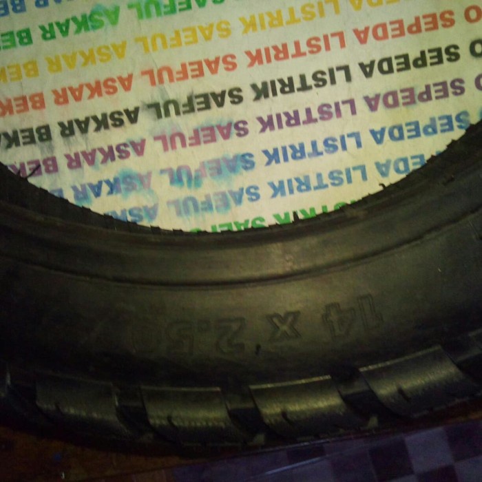 OLAHRAGA SEPEDA TUBLES 14 X 250 SEPEDA LISTRIK ORIGINAL-PROMO-SALE