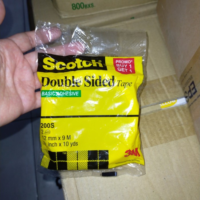 

Terbatas Double Tape Scotch 3M 1/2" (Isi 2 Roll) Terlaris