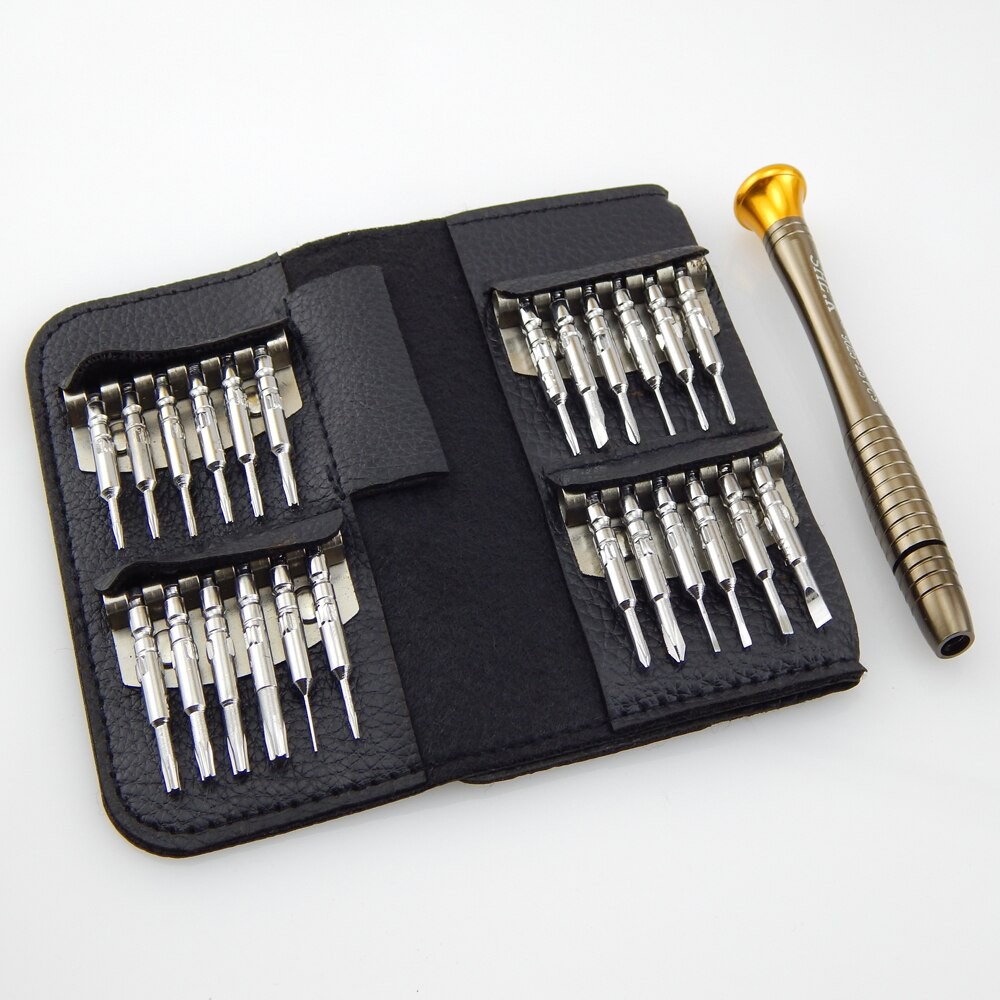 Obeng Set Toolkit Screwdriver Set 25 in 1 di lengkapi Dompet