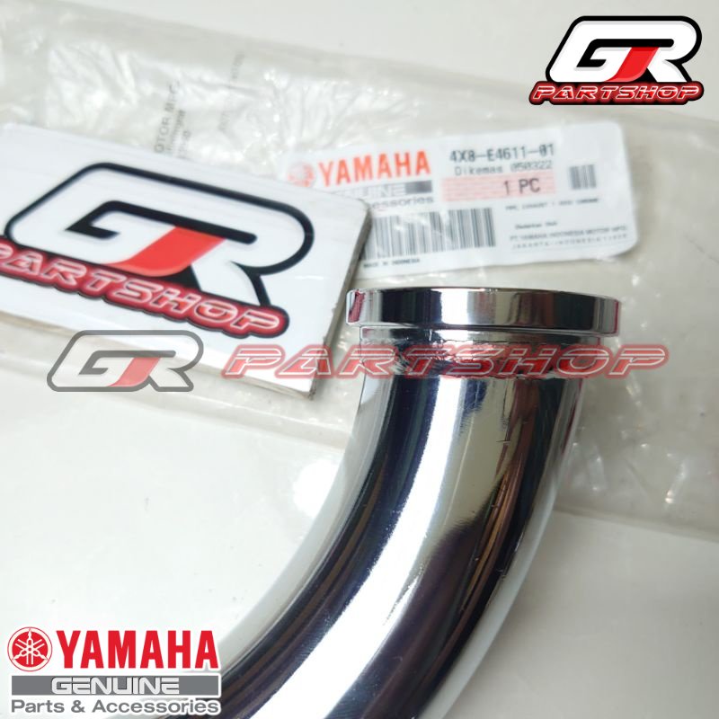 leher knalpot chrome rx king ori ygp rxking rx-king leheran kenalpot mufler muffler exhaust crom chrom crum