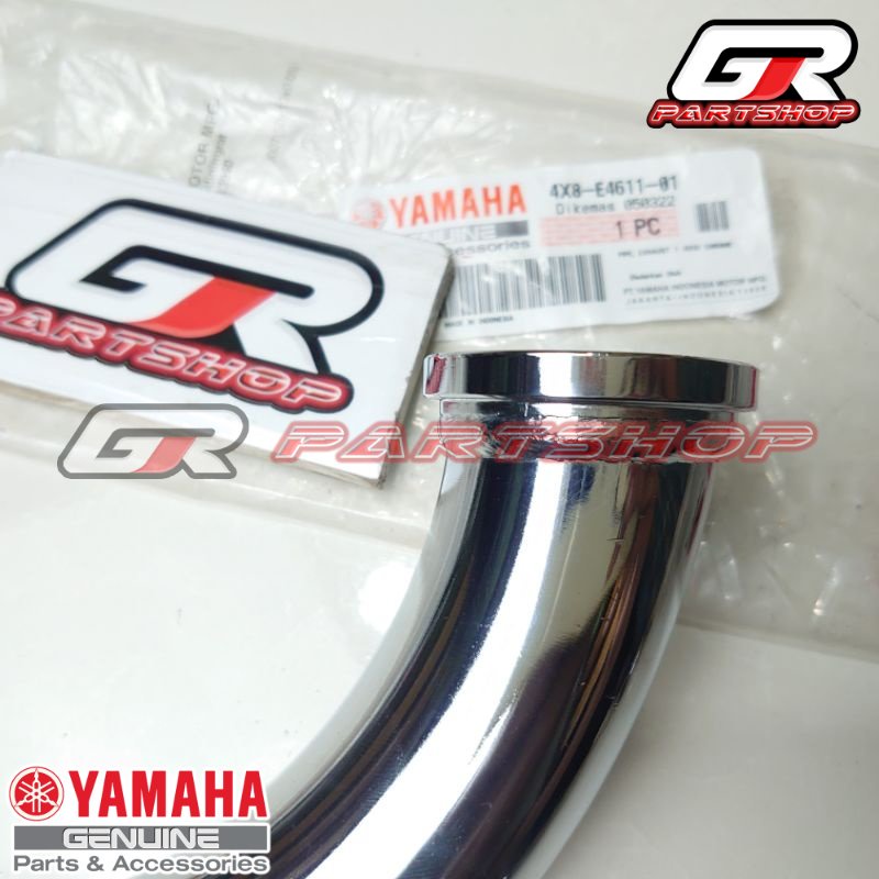 leher knalpot chrome rx king ori ygp rxking rx-king leheran kenalpot mufler muffler exhaust crom chrom crum