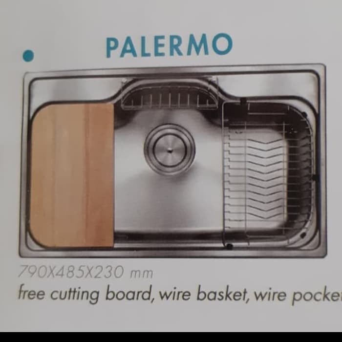 Kitchen Sink CGS PALERMO/Bak cuci piring jumbo 1 lubang