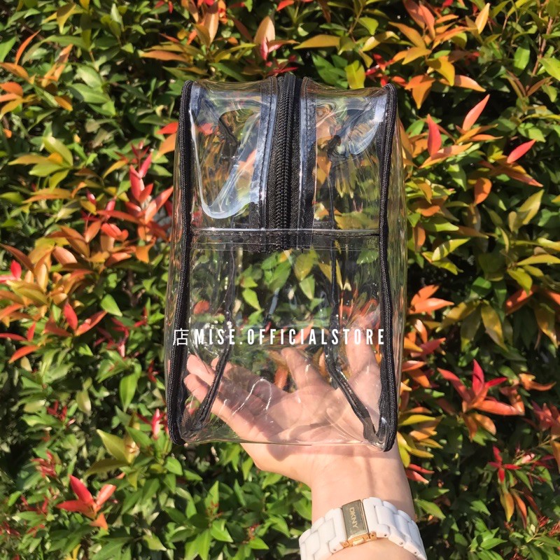 TRANSPARENT MAKEUP POUCH/POUCH MAKEUP TRANSPARAN/POUCH MAKEUP MUA/TAS KOSMETIK TRANSPARAN MURAH