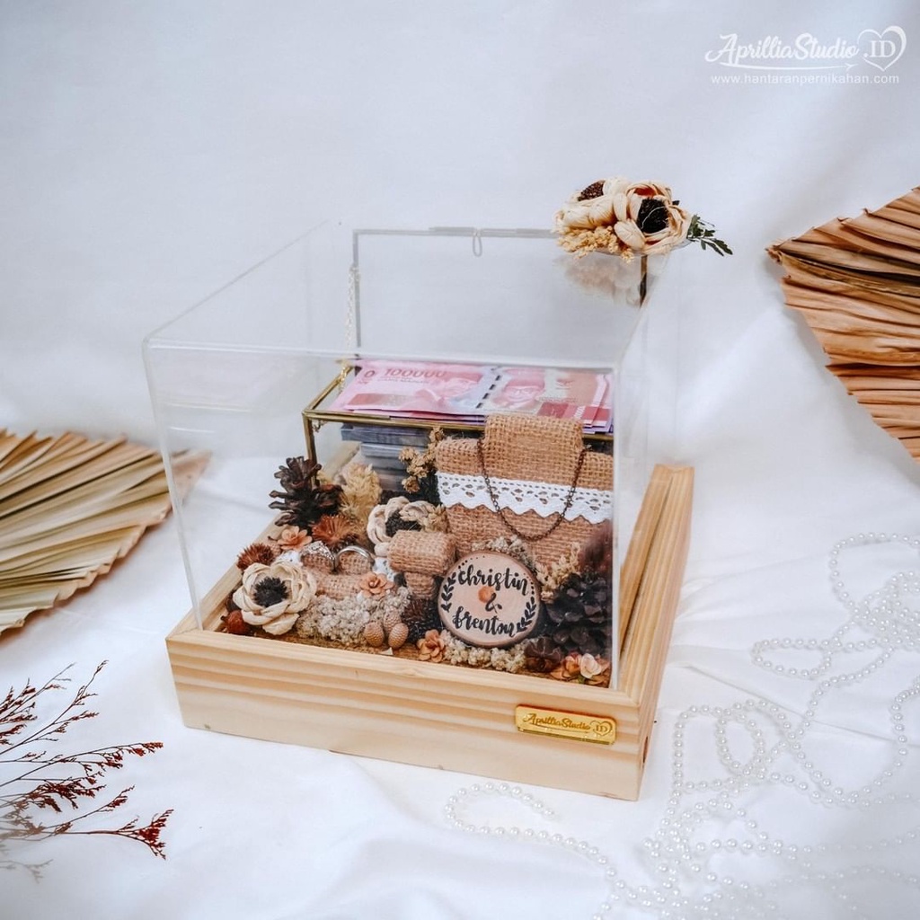 KOTAK PERHIASAN MAHAR &amp; SESERAHAN FULL RUSTIC THEME