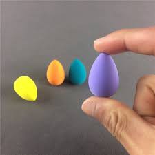 (MINI) Spon Mini Sponge Model Telor Telur Keong / Make Up Sponge Spons Random Color - 1 Pcs