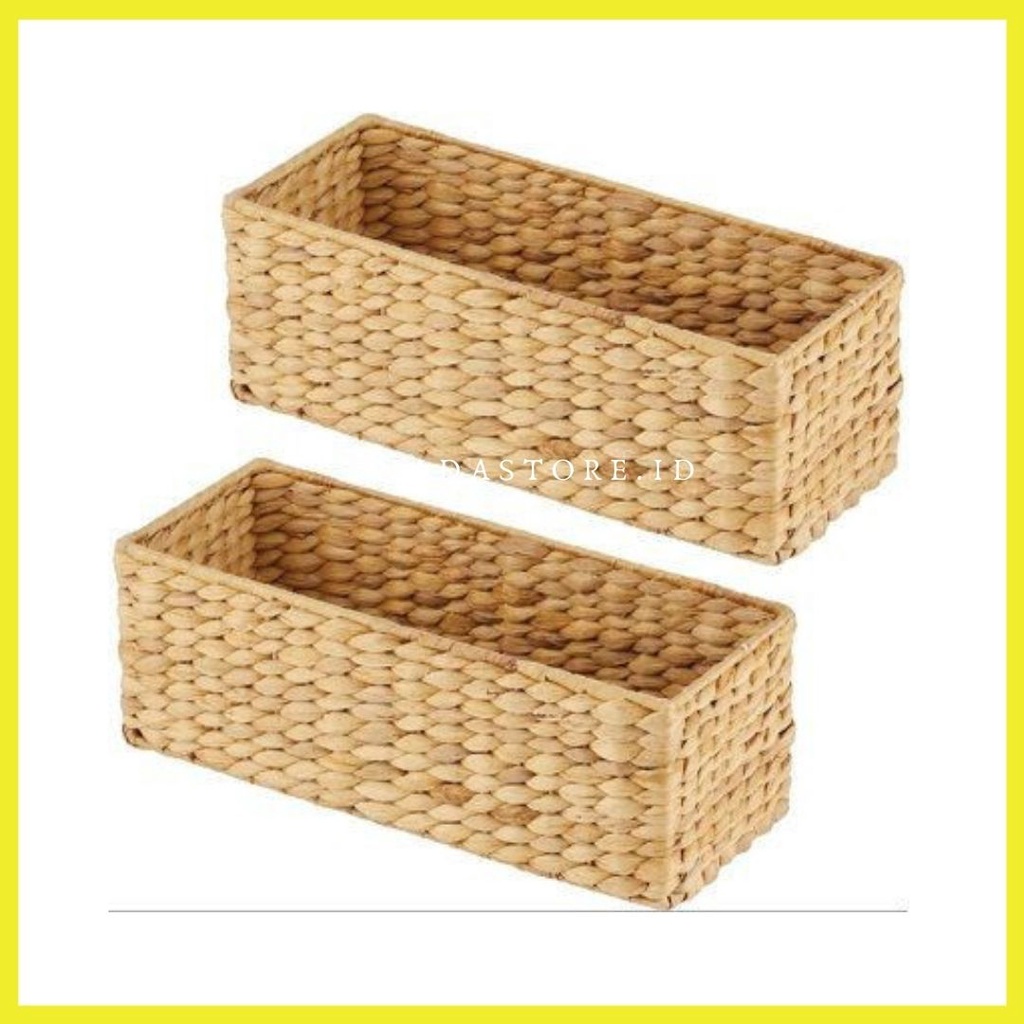 Water Hyacinth Storage / Toilet Paper Basket / Storage Basket for Toilet Tank Top / Tempat Topless