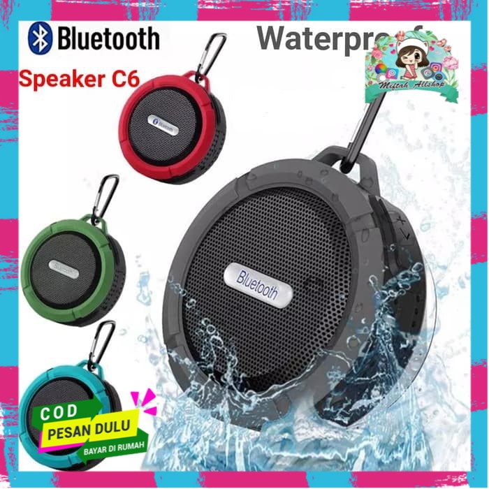 Speaker Bluetooth C6 Anti air Waterproof Wireless Speaker