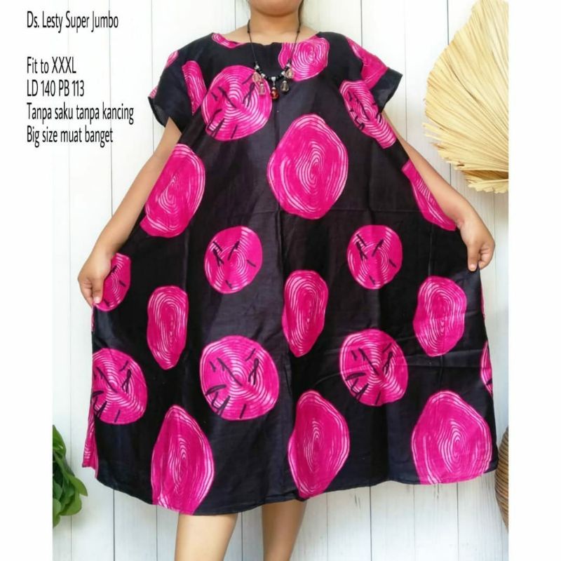 diskondaster jumbo murah LD 140/daster bali/daster motif terbaru/daster bali