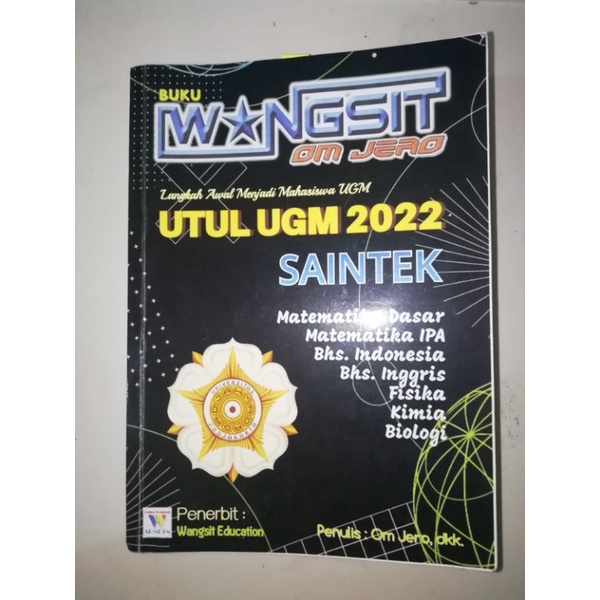[PRELOVED] Buku Wangsit Om Jero Saintek UTUL UGM 2022