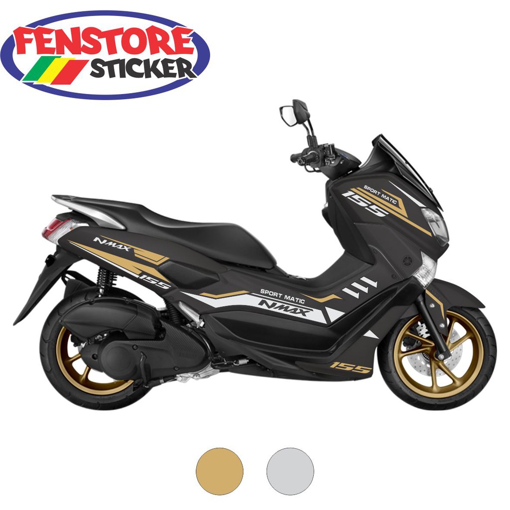 Cutting Sticker Yamaha NMAX Black Mate Design Concept