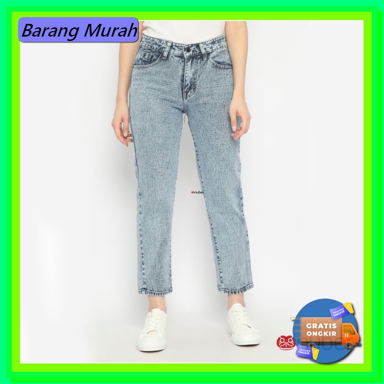 Promo Kulot Jeans Rawis Snow Wanita Ootd || Celana Levis Kulot Wa EX837 Nuber Celana Panjang Wanita