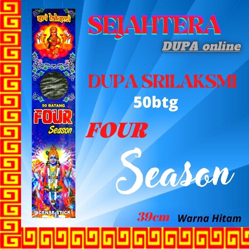 Dupa Hio Harum SriLaksmi Four Season isi 50 batang