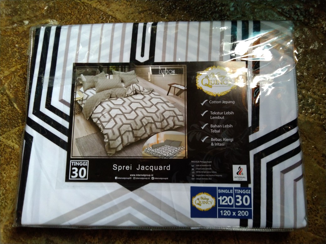 Sprei Vallery - Luxton - Sprei  Queen, Single Print