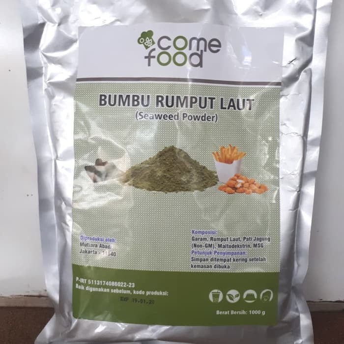 

Seasoning Powder SeaweedD/ Bumbu Tabur Import Taiwan 1kg