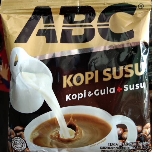 

kopi ABC susu 31 gr,harga per 6 biji