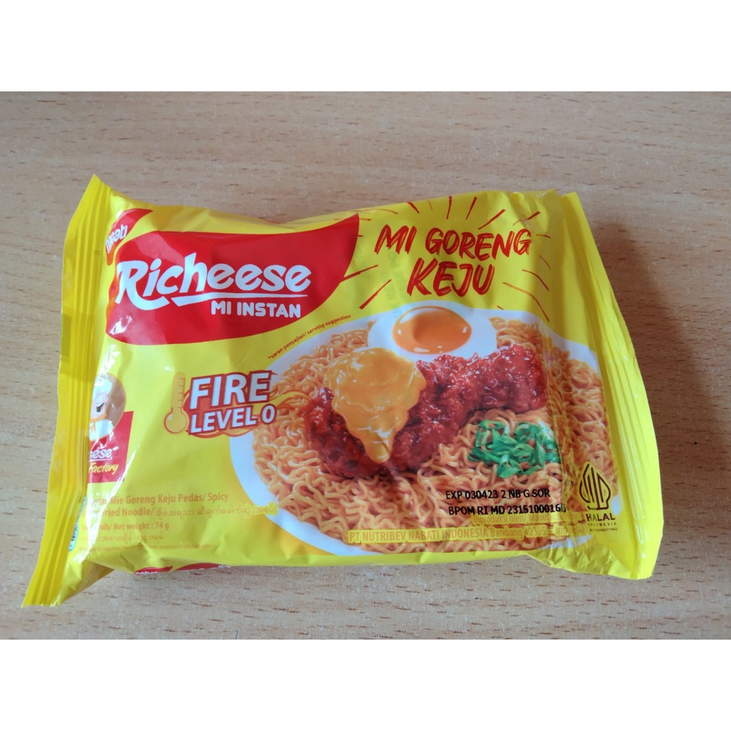 

Mi Instan Richeese Mi Goreng Keju Level 0