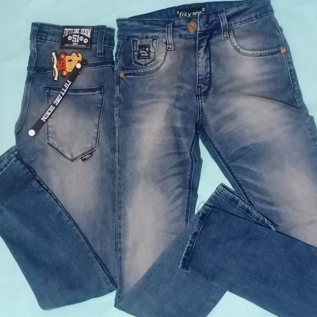 Celana Panjang Pria Retro Denim Softjeans Fifty One