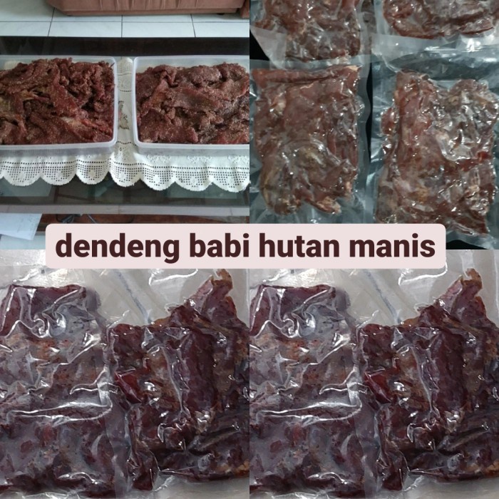 dendeng babi hutan manis
